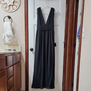 NWT Lulu's Black Long Formal Dress - S